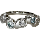 10.5 Ring Size Ice Blue Diamond (Treated) 0.19ct Diamond 0.31ct Ring Pt900 Platinum 4.2g Ladies
【Used】【Makoto Shichiten】【NN】

【YTI】