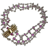 ピンクサファイア ブレスレット K18WGホワイトゴールド 18金 22.3g 18cm レディース
【中古】【真子質店】【NN】




【DKIS】