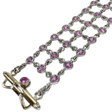 ピンクサファイア ブレスレット K18WGホワイトゴールド 18金 22.3g 18cm レディース
【中古】【真子質店】【NN】




【DKIS】