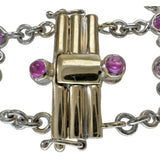 ピンクサファイア ブレスレット K18WGホワイトゴールド 18金 22.3g 18cm レディース
【中古】【真子質店】【NN】




【DKIS】