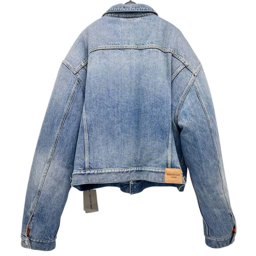 BALENCIAGA/バレンシアガ】 657603 タイガーボア デニムジャケット