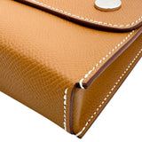 【HERMES】 Nap To Go Shoulder Bag, W-engraved (2024 production), Veau Epsom, Brown Leather (Gold)/Silver Hardware, Women's, Pre-owned 【Makoto Shichiten】【BL】

【MaIxx】