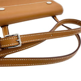 【HERMES】 Nap To Go Shoulder Bag, W-engraved (2024 production), Veau Epsom, Brown Leather (Gold)/Silver Hardware, Women's, Pre-owned 【Makoto Shichiten】【BL】

【MaIxx】