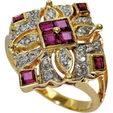 12.5号 ルビー 0.42ct ダイヤモンド 0.10ct リング・指輪 K18ゴールド 18金 3.6g レディース
【中古】【真子質店】【NN】




【KMaK】