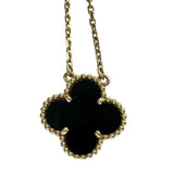 【Van Cleef & Arpels/ヴァンクリーフ＆アーペル】 ヴィンテージアルハンブラ オニキス ネックレス K18YGイエローゴールド 18金 5.1g 42cm レディース
【中古】【真子質店】【GD】




【MaYMax】