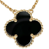 【Van Cleef & Arpels/ヴァンクリーフ＆アーペル】 ヴィンテージアルハンブラ オニキス ネックレス K18YGイエローゴールド 18金 5.0g 42cm レディース
【中古】【真子質店】【GD】




【MaYMax】