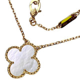 【Van Cleef & Arpels/ヴァンクリーフ＆アーペル】 ヴィンテージアルハンブラ 旧型 マザーオブパール（ホワイトシェル） ネックレス K18YGイエローゴールド 18金 5.0g 42.5cm レディース
【中古】【真子質店】【GD】




【MaYMax】