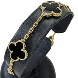 【Van Cleef & Arpels/梵克雅宝】 Vintage Alhambra Onyx（5个）手链 K18YG黄金 18K金 11.0g 18.5cm 女士
【中古】【真子质店】【GD】




【YDSx】