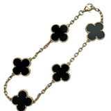 【Van Cleef & Arpels/梵克雅宝】 Vintage Alhambra Onyx（5个）手链 K18YG黄金 18K金 11.0g 18.5cm 女士
【中古】【真子质店】【GD】




【YDSx】