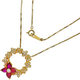 红宝石 1.00ct 钻石 0.35ct 项链 K18黄金 18K 5.5g 42cm 女士
【中古】【真子质店】【NN】




【ITTI】