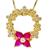 ルビー 1.00ct ダイヤモンド 0.35ct ネックレス K18ゴールド 18金 5.5g 42cm レディース
【中古】【真子質店】【NN】




【ITTI】
