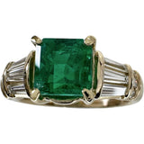 Emerald (MUZOgreen) 1.37ct Diamond 0.47ct Ring K18 Gold 5.7g for Women
[Used] [Makoto Shichiten] [NN]

[YxMox]