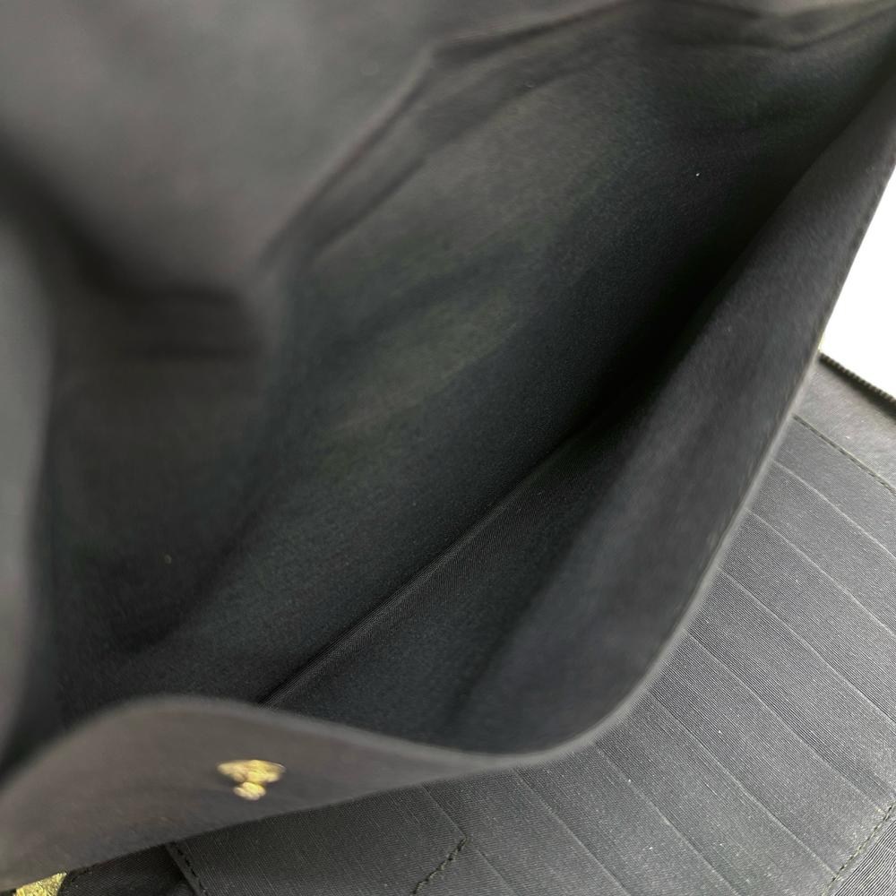 HERMES/エルメス】 フールトゥ パースGM 長財布 キャンバス ネイビー