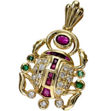 スカラベ ルビー 0.60ct エメラルド 0.80ct ダイヤモンド 0.25ct ペンダントトップ K18ゴールド 18金 4.9g レディース
【中古】【真子質店】【NN】




【IIxx】