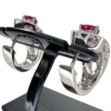 Heart Heart Ruby Diamond Earrings K18WG White Gold 18K 6.1g Ladies
[Used] [Makoto Shichiten] [NN]




[IYMox]