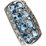 Aquamarine (Santa Maria color) 1.06ct Diamond 0.17ct Pendant Top K18WG White Gold 18K 2.5g Ladies
[Used] [Makoto Shichiten] [NN]




[YYx]