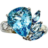 Size 11.5 Aquamarine 2.88/0.36 ct Diamond 0.085ct Ring K18WG White Gold 18k/Pt900 Platinum (Metal Content Analyzed) 7.5g Ladies
[Used] [Makoto Shiten] [NN]




[ITMax]