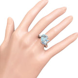 Size 11.5 Aquamarine 2.88/0.36 ct Diamond 0.085ct Ring K18WG White Gold 18k/Pt900 Platinum (Metal Content Analyzed) 7.5g Ladies
[Used] [Makoto Shiten] [NN]




[ITMax]