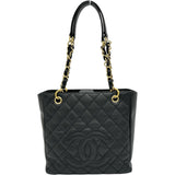 【CHANEL/シャネル】 PST チェーントート トートバッグ 13番（2009年頃） キャビアスキン ブラック/ゴールド金具 レディース【中古】【真子質店】【BL】




【MaTKMi】