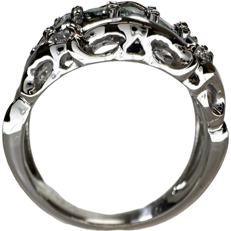 10.5号 アレキサンドライト 0.67ct ダイヤモンド 0.73ct リング・指輪 