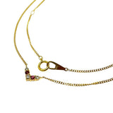 Ruby Diamond Total 0.053ct Necklace K18 Gold 18K 2.1g 42.5cm Ladies
【Used】【Makoto Shichiten】【NN】




【DMiD】