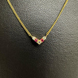 ルビー ダイヤモンド 計0.053ct ネックレス K18ゴールド 18金 2.1g 42.5cm レディース
【中古】【真子質店】【NN】




【DMiD】