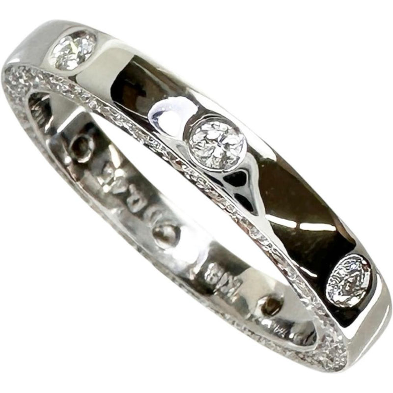 4.5号 ピンキーリング ダイヤモンド 0.45ct リング・指輪 K18WG