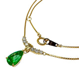 Emerald total 1.27ct Diamond total 0.28ct Necklace K18 Gold 18k 4.4g 38.5cm Ladies
【Used】【Makoto Shichiten】【NN】




【IMoKMa】