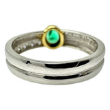 15.5号【TASAKI/タサキ】 エメラルド 0.35ct ダイヤモンド 計0.12ct リング・指輪 Pt900プラチナ/K18ゴールド 18金 6.3g レディース
【中古】【真子質店】【NN】




【SYMi】