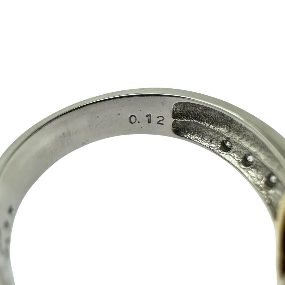 15.5号【TASAKI/タサキ】 エメラルド 0.35ct ダイヤモンド 計0.12ct