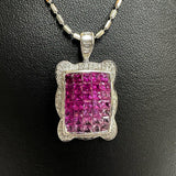 ピンクサファイア 計1.90ct ルビー 計1.40ct ダイヤモンド 計0.25ct ネックレス K18WGホワイトゴールド 18金 12.1g 51cm レディース
【中古】【真子質店】【NN】




【TMoxMi】