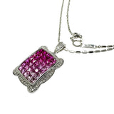 ピンクサファイア 計1.90ct ルビー 計1.40ct ダイヤモンド 計0.25ct ネックレス K18WGホワイトゴールド 18金 12.1g 51cm レディース
【中古】【真子質店】【NN】




【TMoxMi】