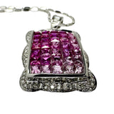 ピンクサファイア 計1.90ct ルビー 計1.40ct ダイヤモンド 計0.25ct ネックレス K18WGホワイトゴールド 18金 12.1g 51cm レディース
【中古】【真子質店】【NN】




【TMoxMi】