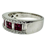 Size 16.5 Ruby 0.70ct Diamond 0.55ct Ring K18WG White Gold 18K 6.6g Ladies
【Used】【Makoto Shichiten】【NN】

【IMoDx】