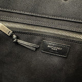 [SAINT LAURENT] Rive Gauche North/South Canvas Tote Bag, Black, Unisex [Used] [Makoto Shichiten] [BL]

[KxD]