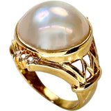 Size 11.5 Mabe Pearl 13.4mm Diamond Ring K18 Gold 18K 8.8g Ladies
[Used] [Makoto Shiten] [NN]




[KTx]