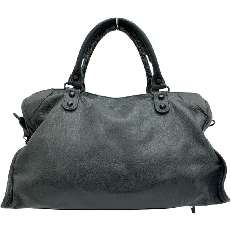 BALENCIAGA 2WAYショルダーバッグ シティ メッシュ レザー