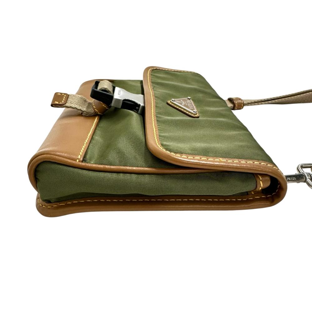 プラダ スマートフォンケース 2ZH108 【中古】 S-153493 PRADA/プラダ】 2ZH108 Re-Nylon スマートフォンケース ショルダー