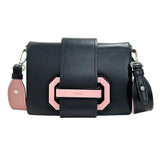 [PRADA] City Plex 1BD067 Shoulder Bag Leather Black/Pink Women's [Used] [Makoto Shichiten] [BL]

[DMiS]