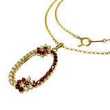 Diamond Ruby Necklace K24 Gold (Pure Gold)/K18 Gold 8.9g 45cm Ladies
[Used] [Makoto Shichiten] [NN]




[TxDY]