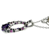 Multi-color Stone 0.67ct Diamond 0.60ct Necklace K18WG White Gold 18k 5.0g 45cm Ladies
【Used】【Makoto Shichiten】【NN】

【IIxx】