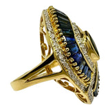 10.5号 サファイア 計5.12ct ダイヤモンド リング・指輪 K18ゴールド 18金 10.1g レディース
【中古】【真子質店】【NN】




【ISxMa】