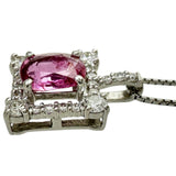 帕帕拉恰蓝宝石（未经加热） 1.04ct 钻石 0.33ct 项链 Pt900铂金/Pt850铂金 4.3g 45cm 女士
【中古】【真子质店】【NN】




【SSx】