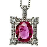 帕帕拉恰蓝宝石（未经加热） 1.04ct 钻石 0.33ct 项链 Pt900铂金/Pt850铂金 4.3g 45cm 女士
【中古】【真子质店】【NN】




【SSx】