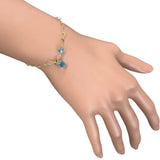 蓝色托帕石手链 K18黄金 18K 1.1g 17.5cm 女士
【二手】【真子质店】【NN】




【IYMo】