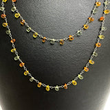 Long Multi-Color Sapphire Total 30.5ct Necklace K18WG White Gold 18K 8.5g 80cm Ladies
[Used] [Makoto Shichiten] [NN]




[MoTMi]