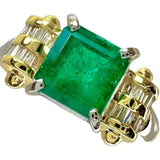 Size 11.5 Emerald 1.28ct Diamond 0.29ct Ring K18 Gold 18K/Pt900 Platinum 8.3g Ladies
【Used】【Makoto Shichiten】【NN】




【IDMax】