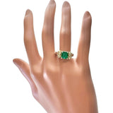 Size 11.5 Emerald 1.28ct Diamond 0.29ct Ring K18 Gold 18K/Pt900 Platinum 8.3g Ladies
【Used】【Makoto Shichiten】【NN】




【IDMax】