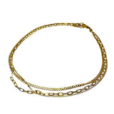 Triple Chain Anklet Bracelet K18 Gold 18K 4.8g 24cm Women's
[Used] [Makoto Shichiya] [BL]




【KMix】
【ex】