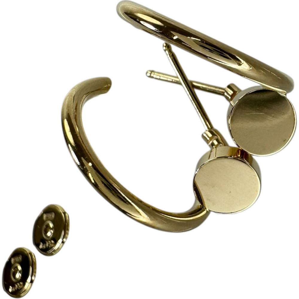 CARTIER/カルティエ】 ジュストアンクル フープ スモール ピアス K18